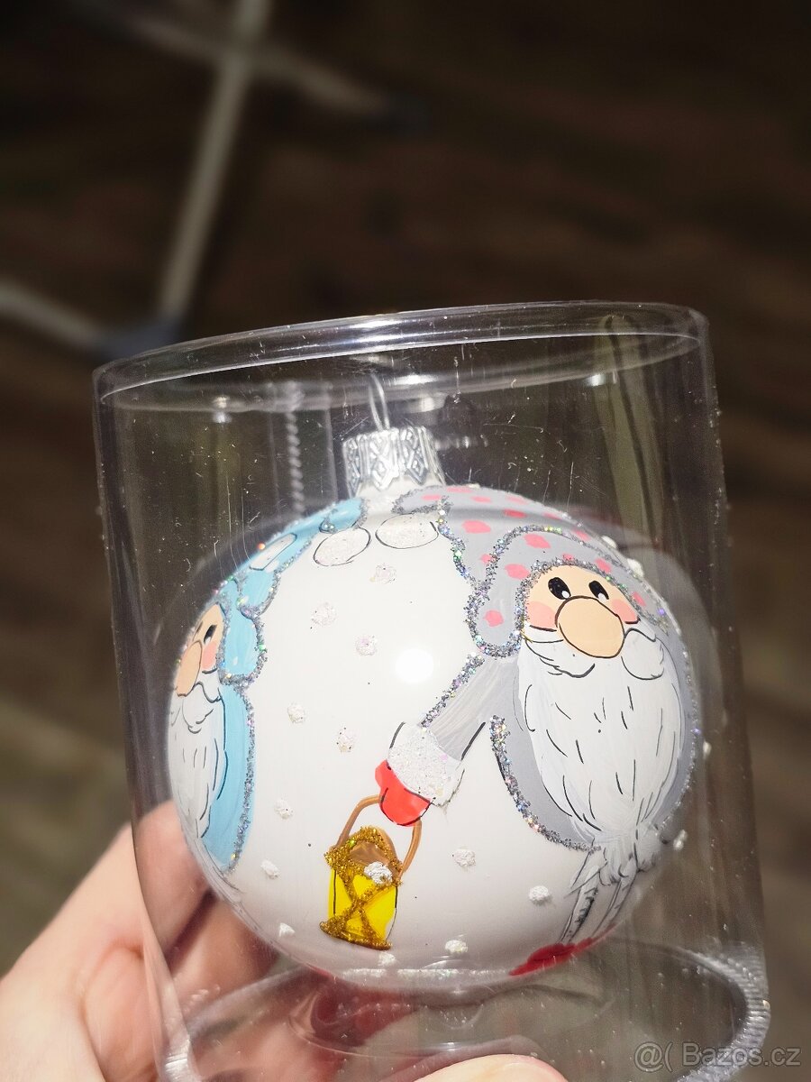 Vánoční ozdoby, ručně malované - 3