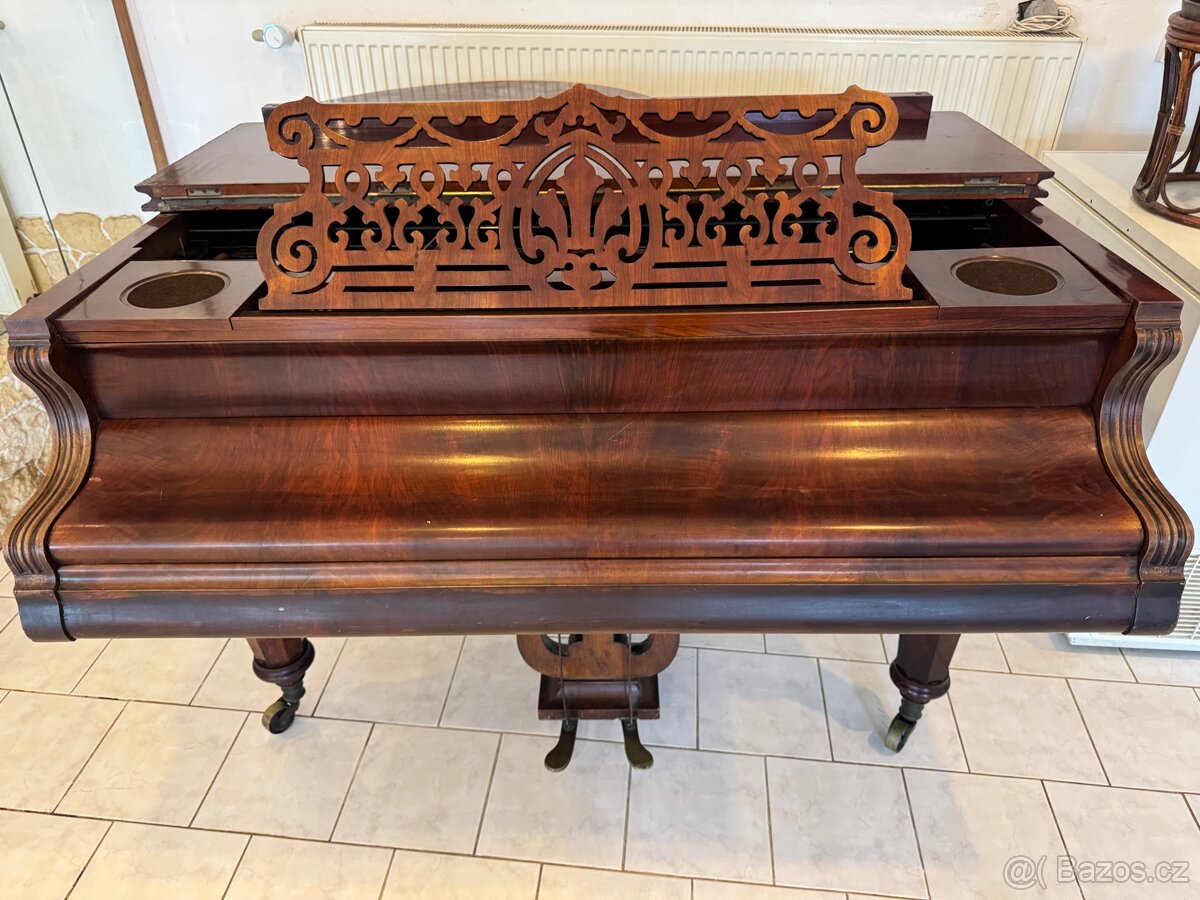 Klavír (piano), křídlo "A. Proksch." - 3