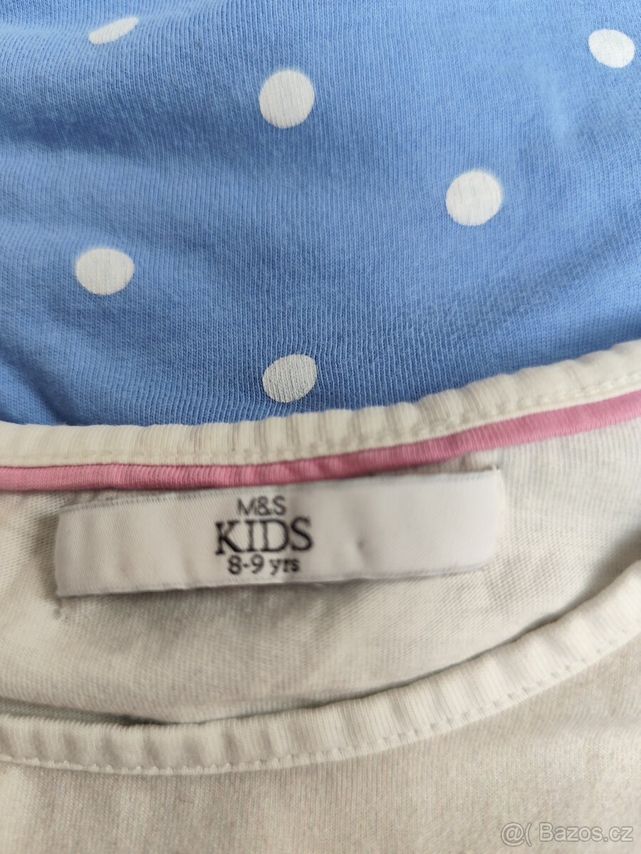 Tričko / tílko 4x - vel. 122/128 - 3