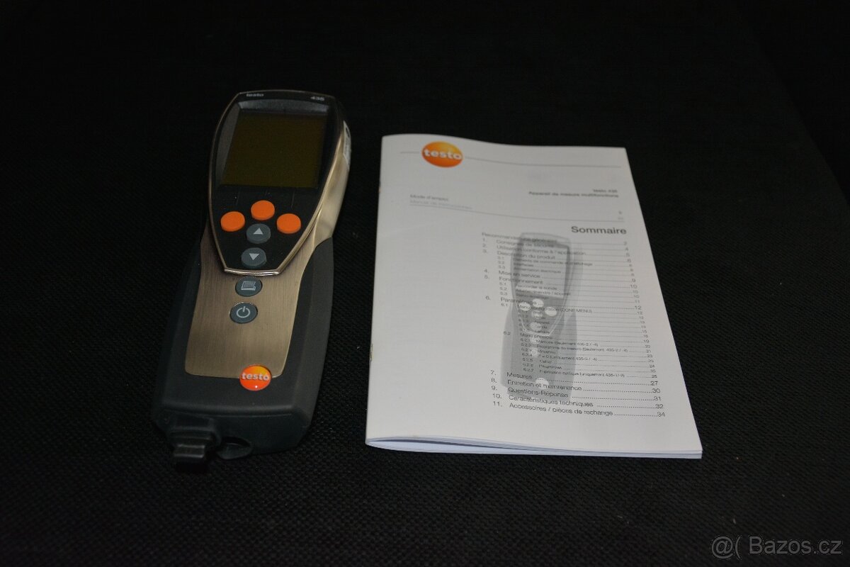 Měřící přístroj Testo 435 + sonda - 3
