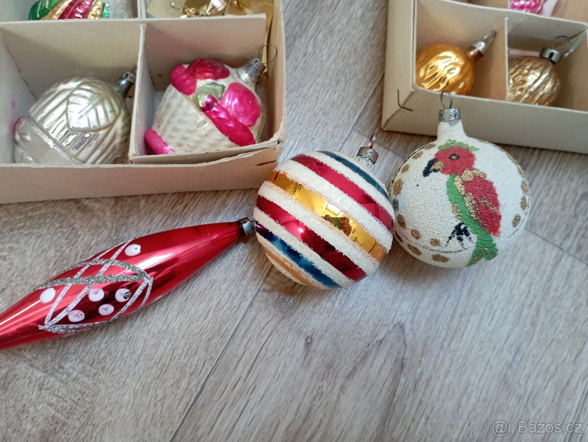 Retro vánoční ozdoby - 3