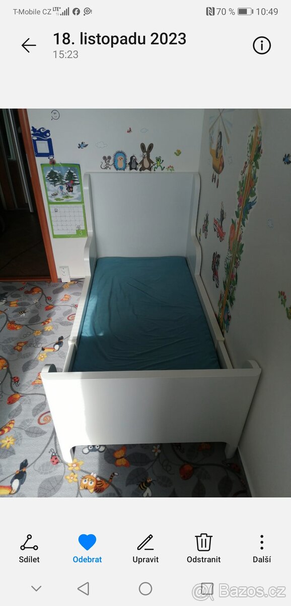 Dětská rozkládací postel Ikea - 3
