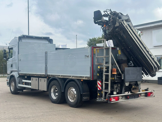 Scania R500 6x2 - valník s hydraulickou rukou FASSI - 3