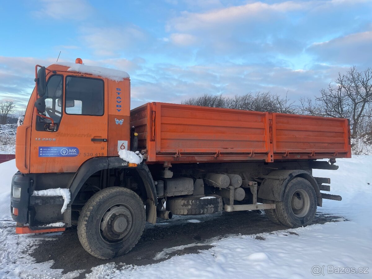 Man LE 18.220 B, 4x4, 3 stranný sklápěč - 3