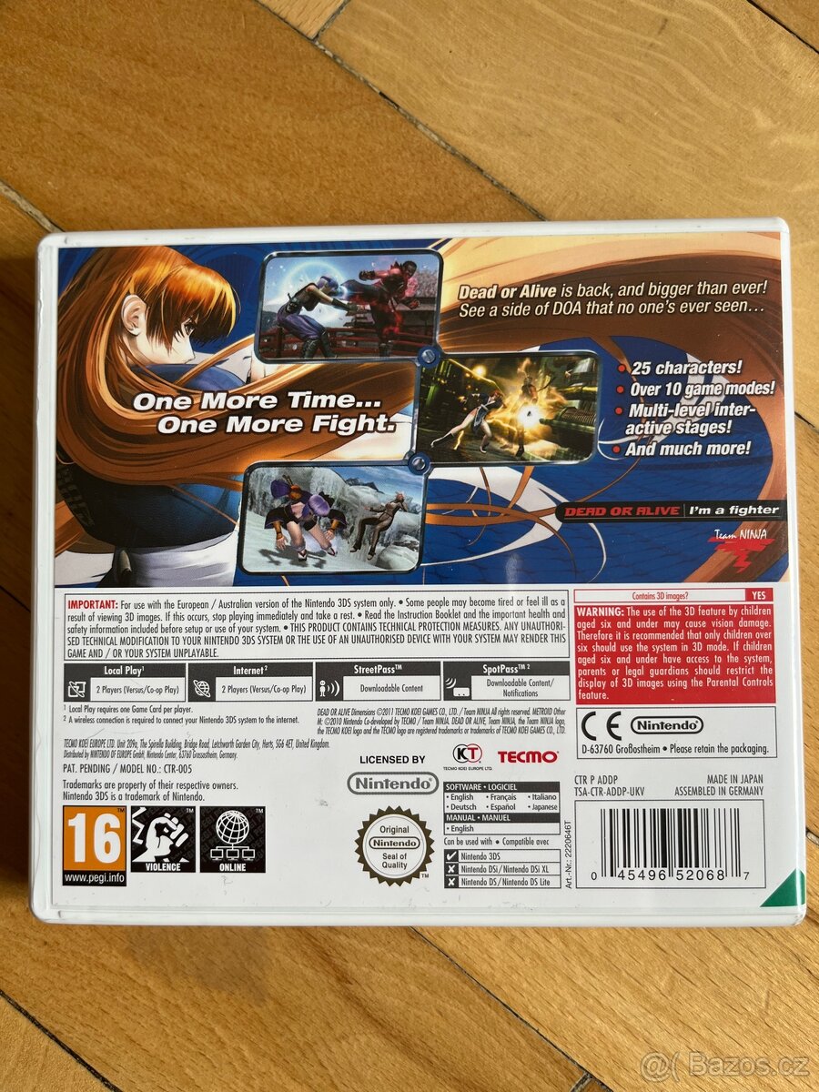 Dead or alive Nintendo 3Ds - 3