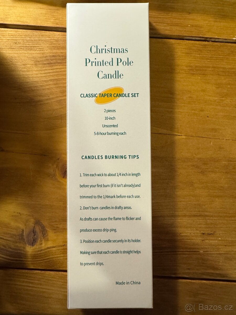 Vánoční svíčky, set - 3