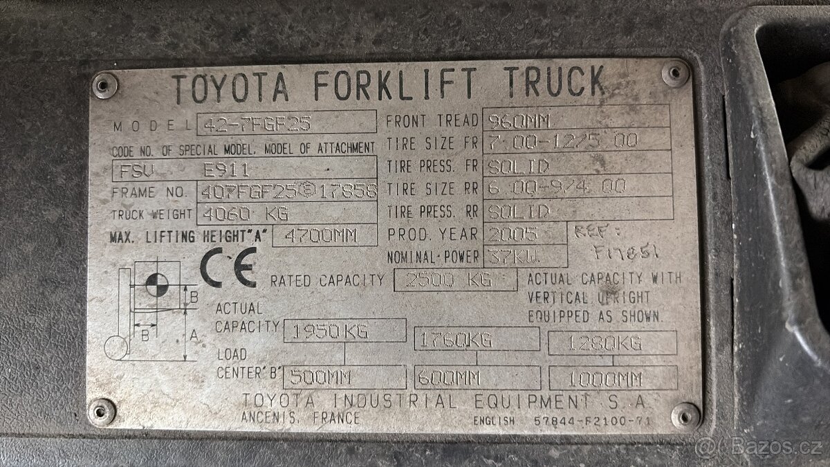 TOYOTA 42-7FGF25 - 3
