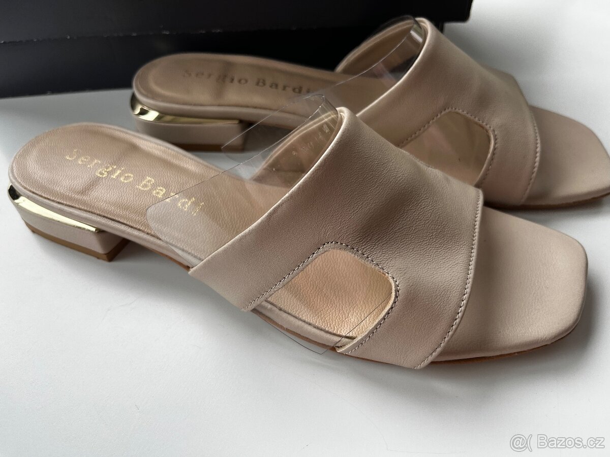 Dámské kožené pantofle 39 - 3