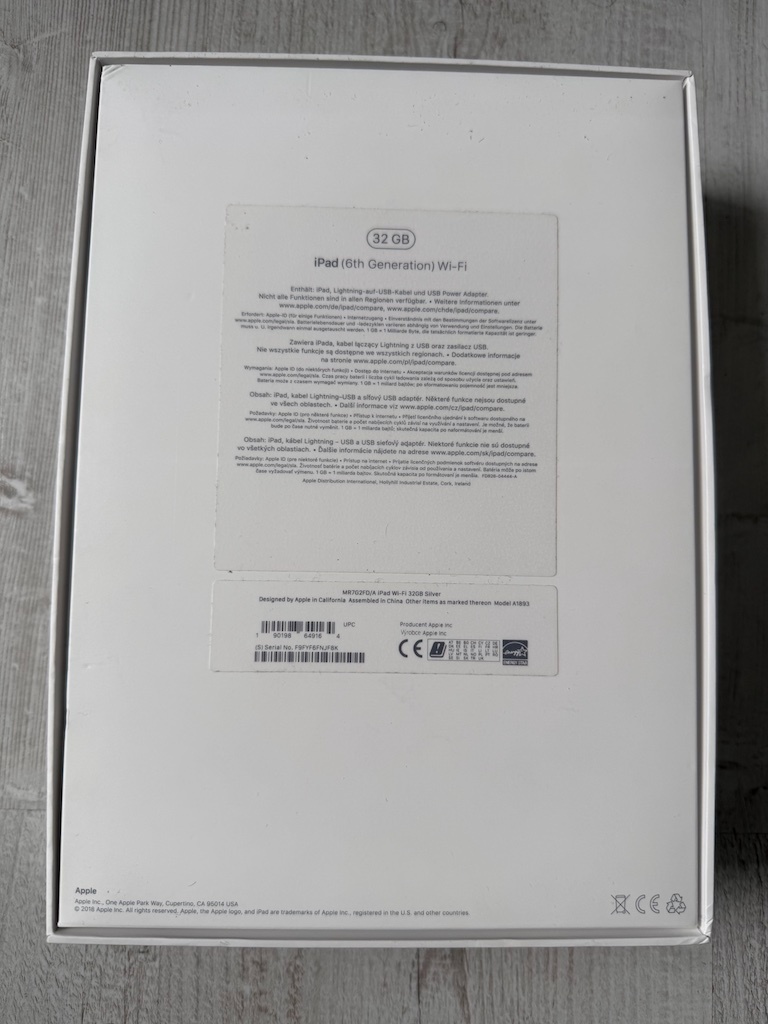 Apple iPad 6, Wi-Fi 32GB Silver - 3