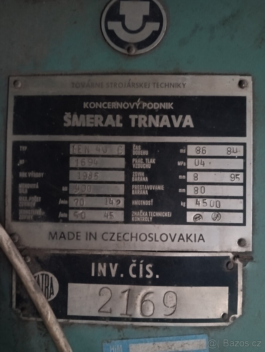 Excentrický lis - 3