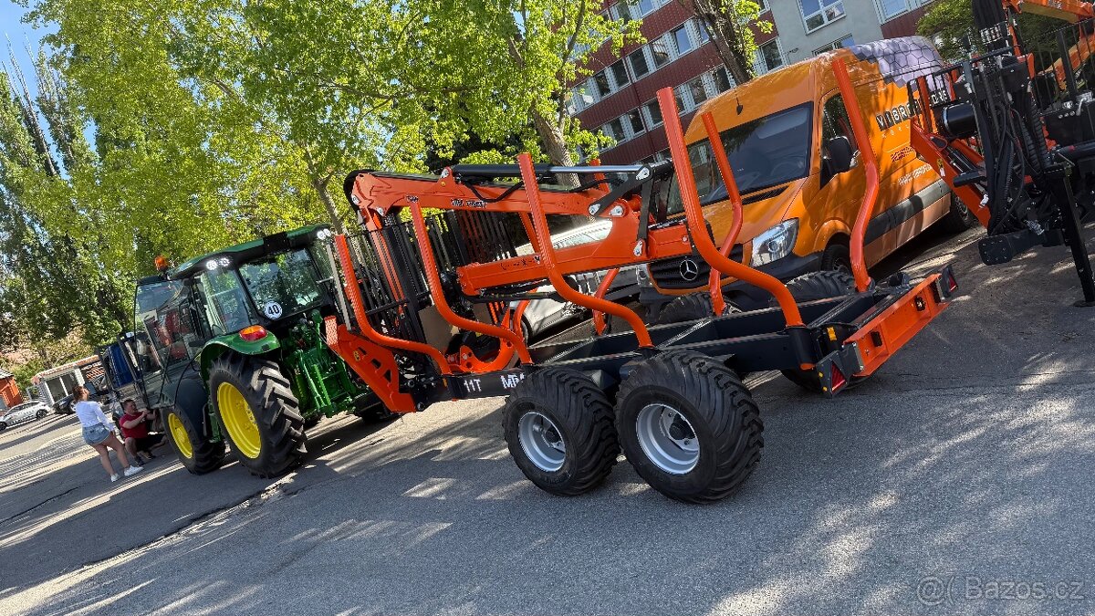 Vyvažecí vlek vyvažečka, vývozka MTM 10T Ruka 6.6m - 3