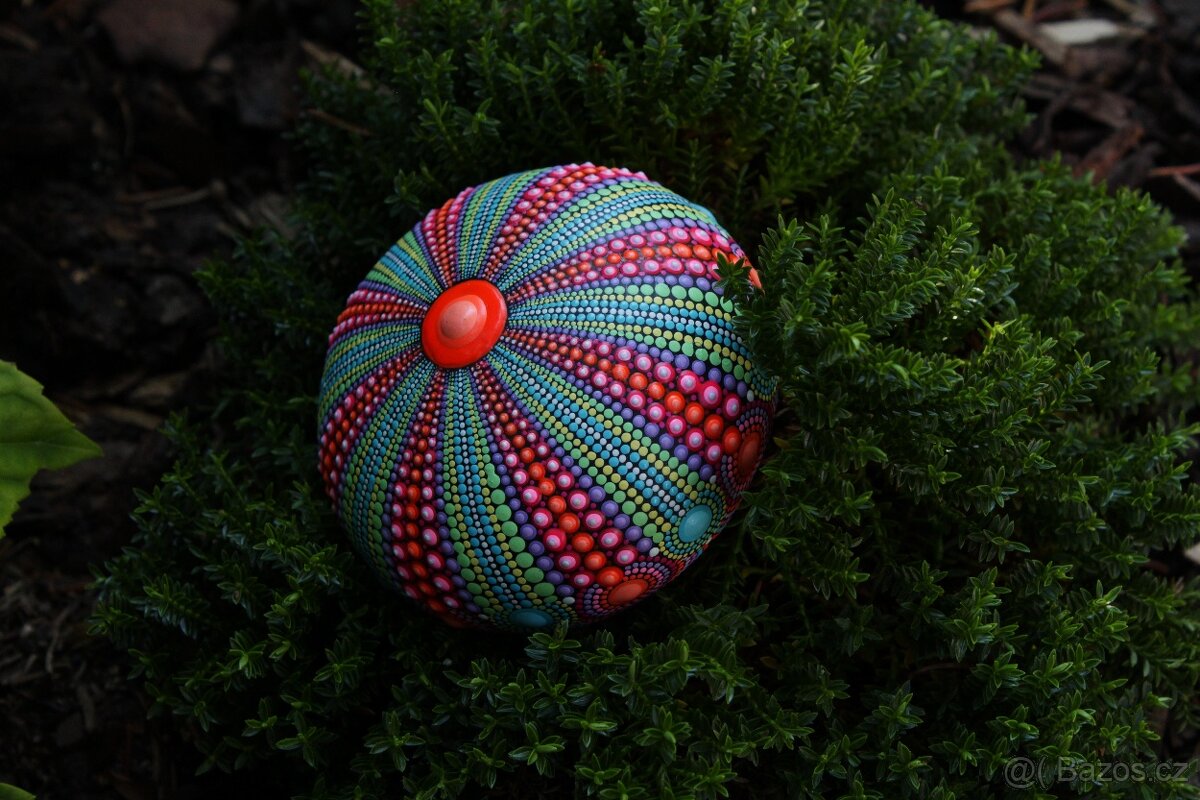 Mandala "Duhové pohlazení" DotArt akryl - 3