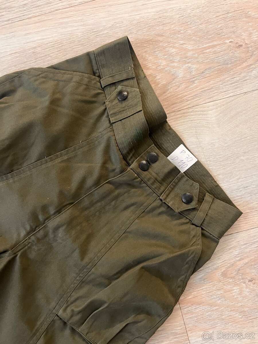 Khaki kalhoty 3ks (vojenské, rybářské, turistické, skautské) - 3