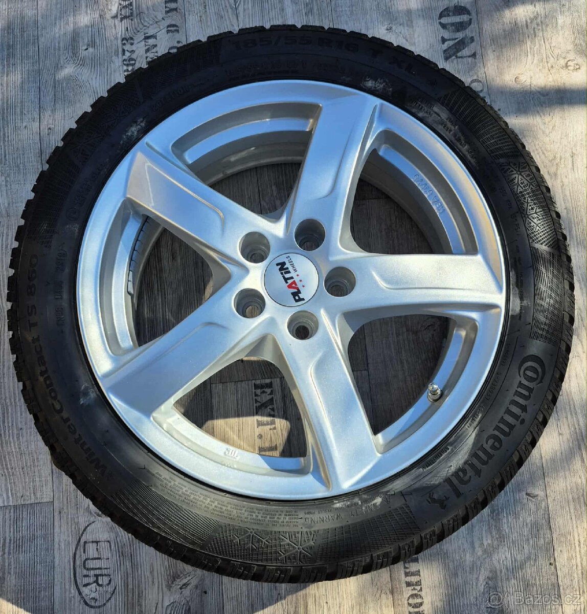 Prodám nové alu kola 16" + zimní pneu Continental (nejeté) - 3