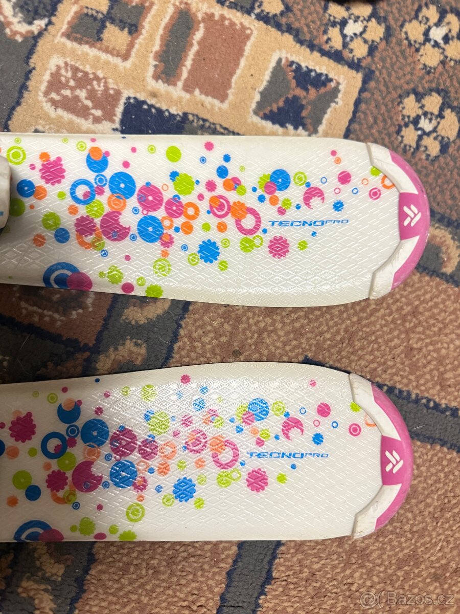 Dětské lyže 70cm TecnoPro + lyžáky 228mm - 3