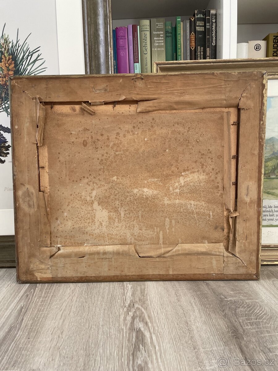 Malba painting Václav Stein chalupa hory - 3