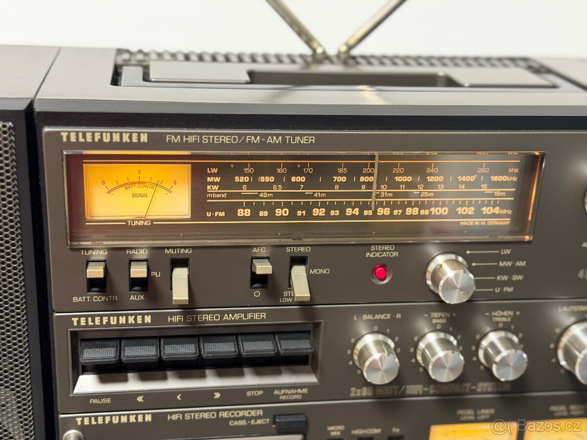 TELEFUNKEN HIFI STUDIO 1 EXTRA TĚŽKÝ BOOMBOX - 3