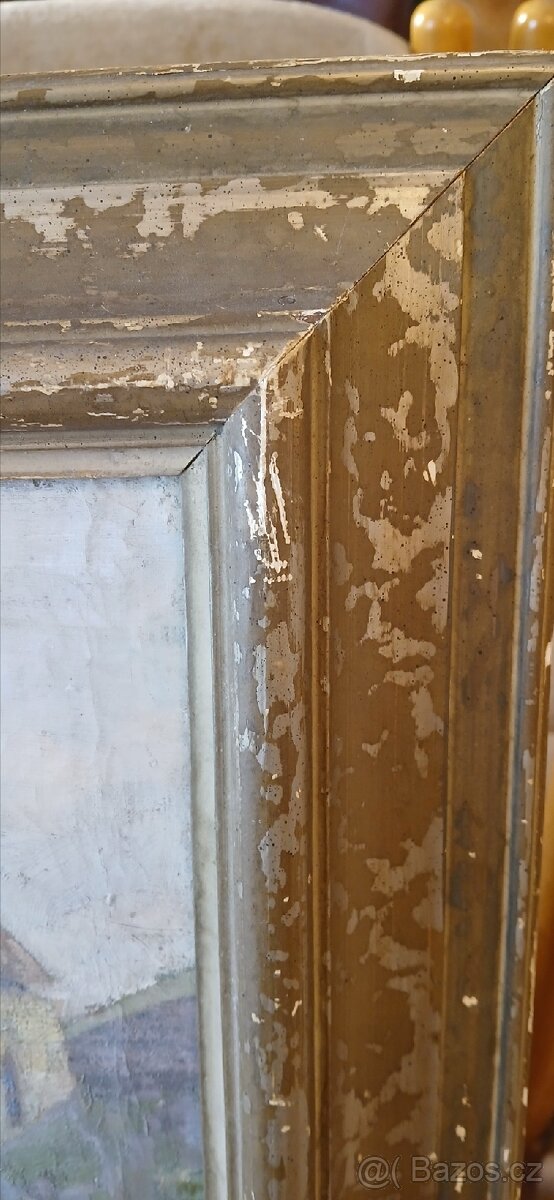 Obraz olej Písek hrad - 3