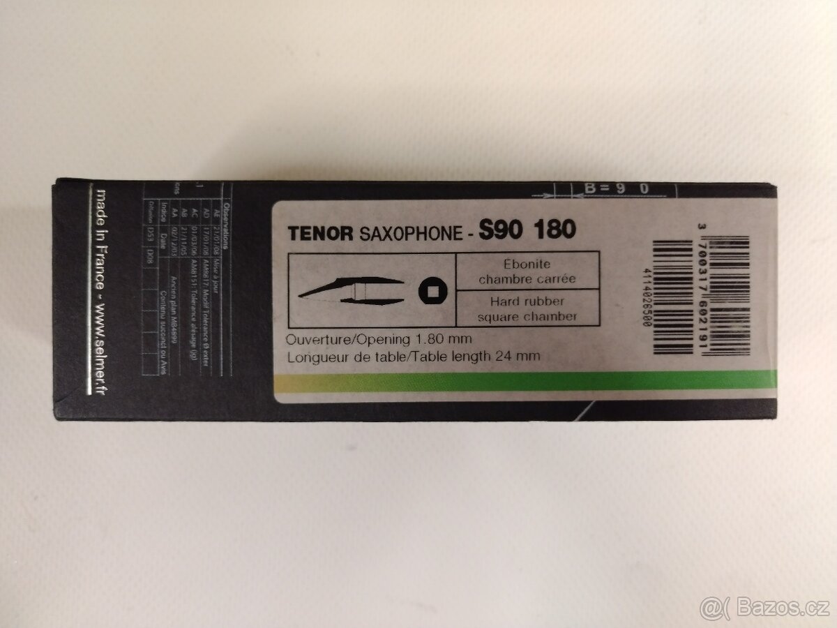 Hubička Selmer s90 180 na Tenor Saxofon - 3