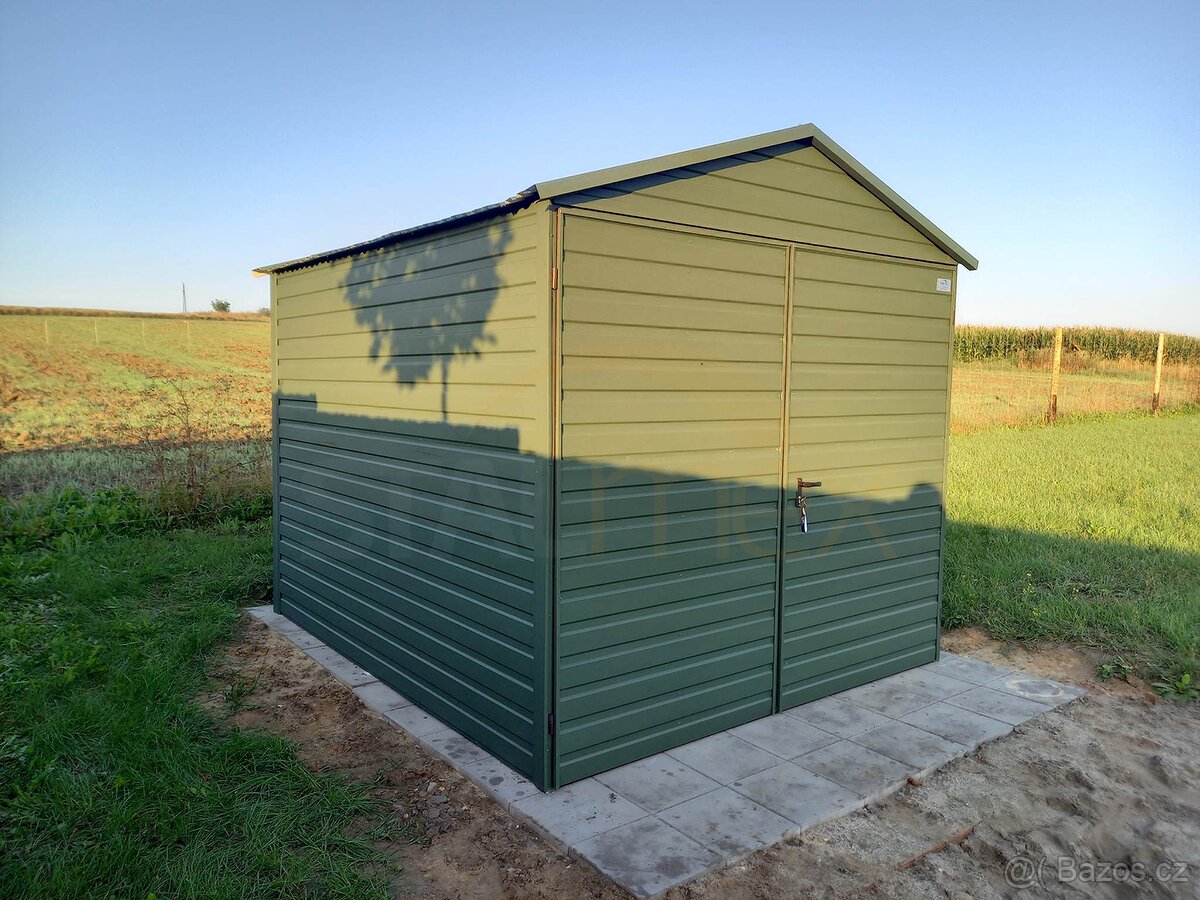 zahradni domek zelený 2.5m x 3m - 3