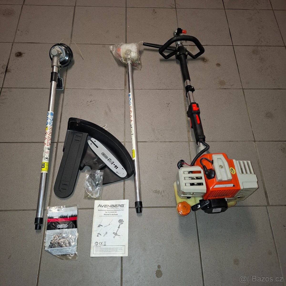 Prodám multifunkční benzínový křovinořez - 3