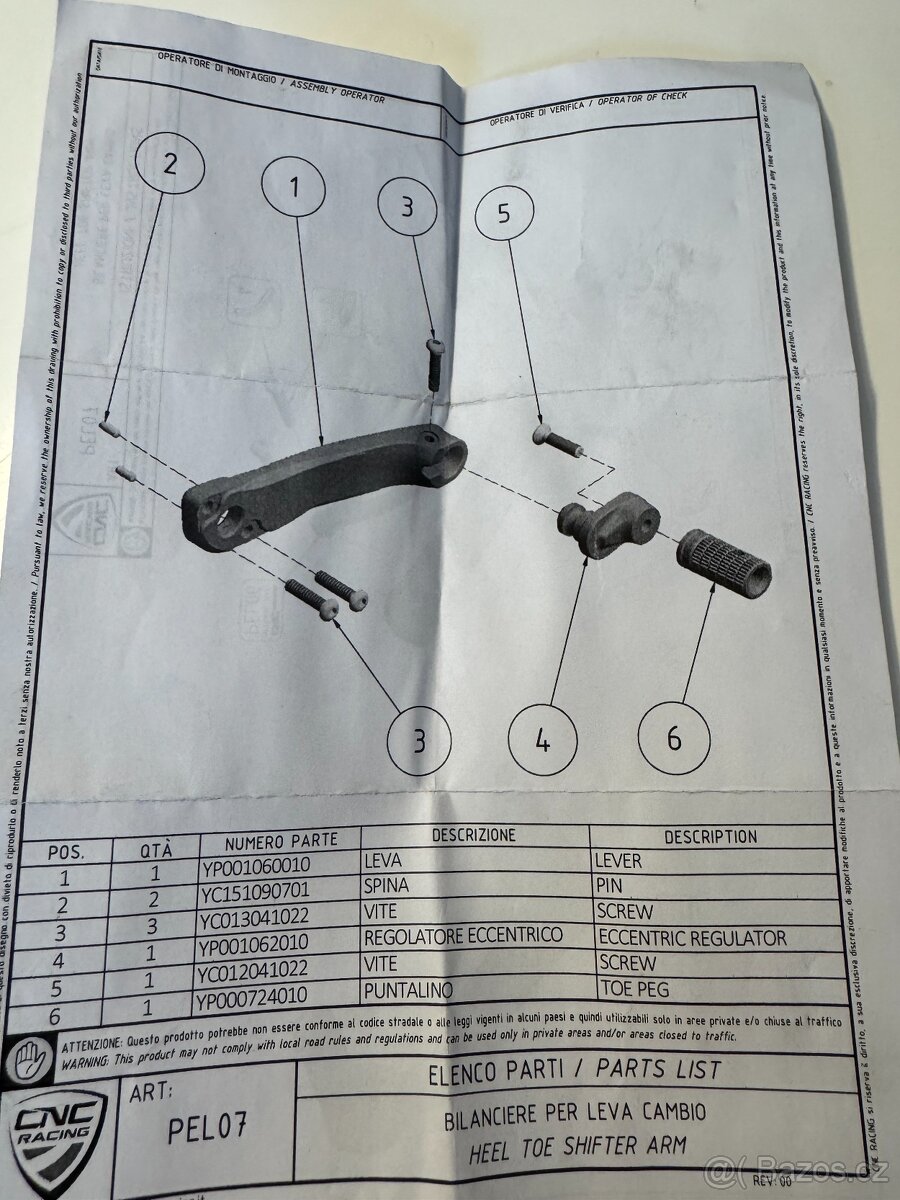 CNC Racing - Ducati XDiavel řadička - 3