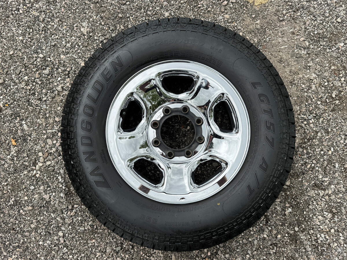 17" 8x165 DODGE RAM 2500 3500 CHROM ORIGINÁL - 3