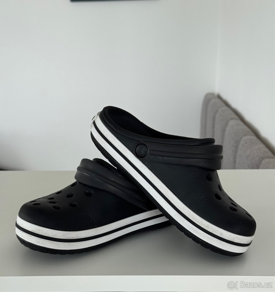 Dětské Crocs – velikost J3, černé (originál) - 3