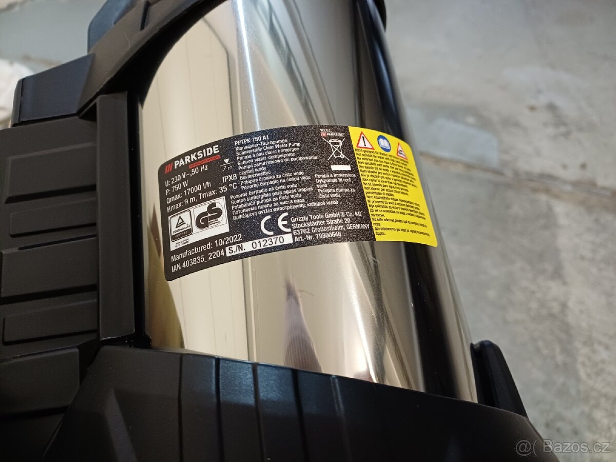 Ponorné čerpadlo Parside performance - 3