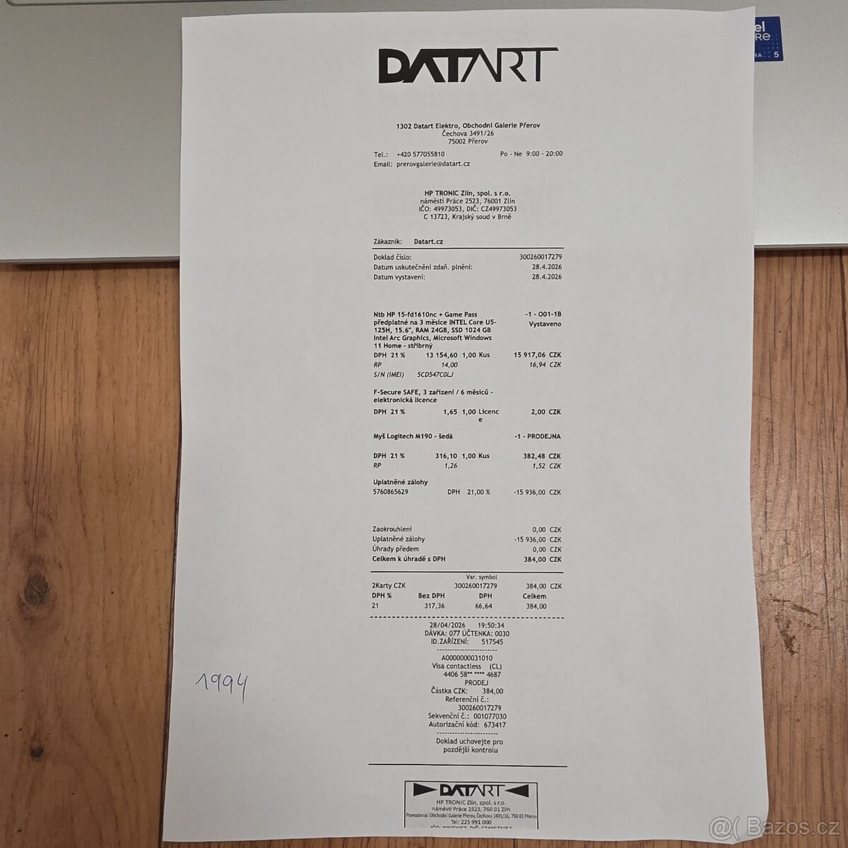 Notebook HP 15-fd1610nc - 3