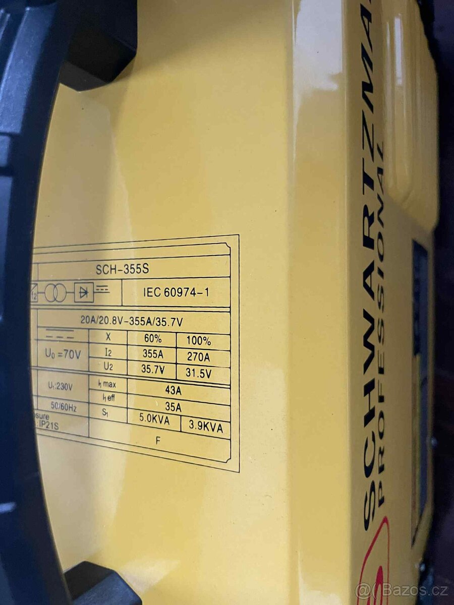 Invertorová svářečka 20-355A 230V 7,4 kVA - 3