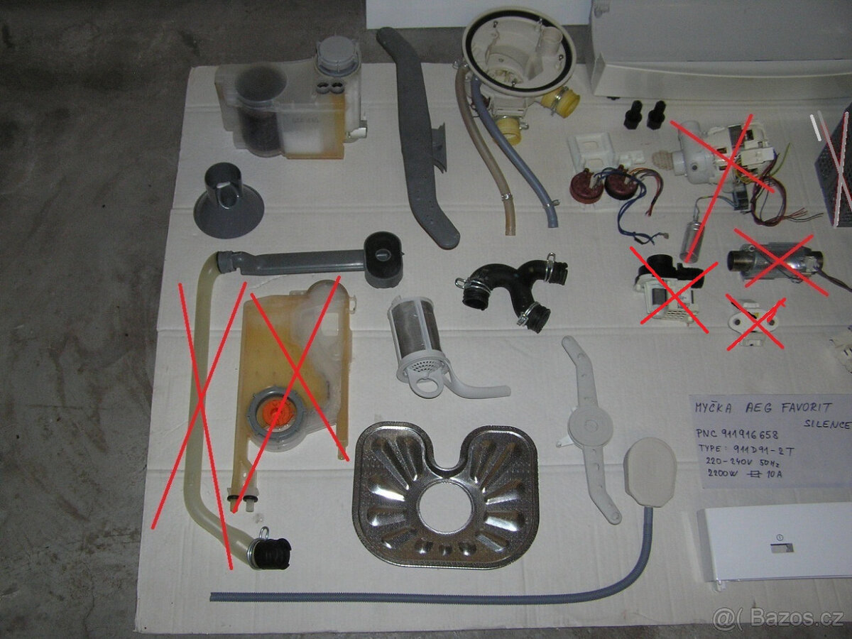 Myčka AEG Favorit Silence Plus - náhradní díly - 3
