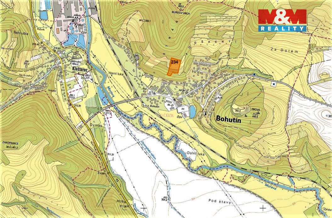 Prodej louky, 10154 m², Bohutín nad Moravou - 3