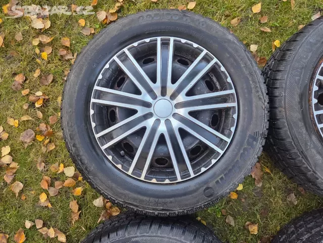 Sada 4ks kola 205/60 R16 VW,Škoda,Seat 5x112 zimní - 3