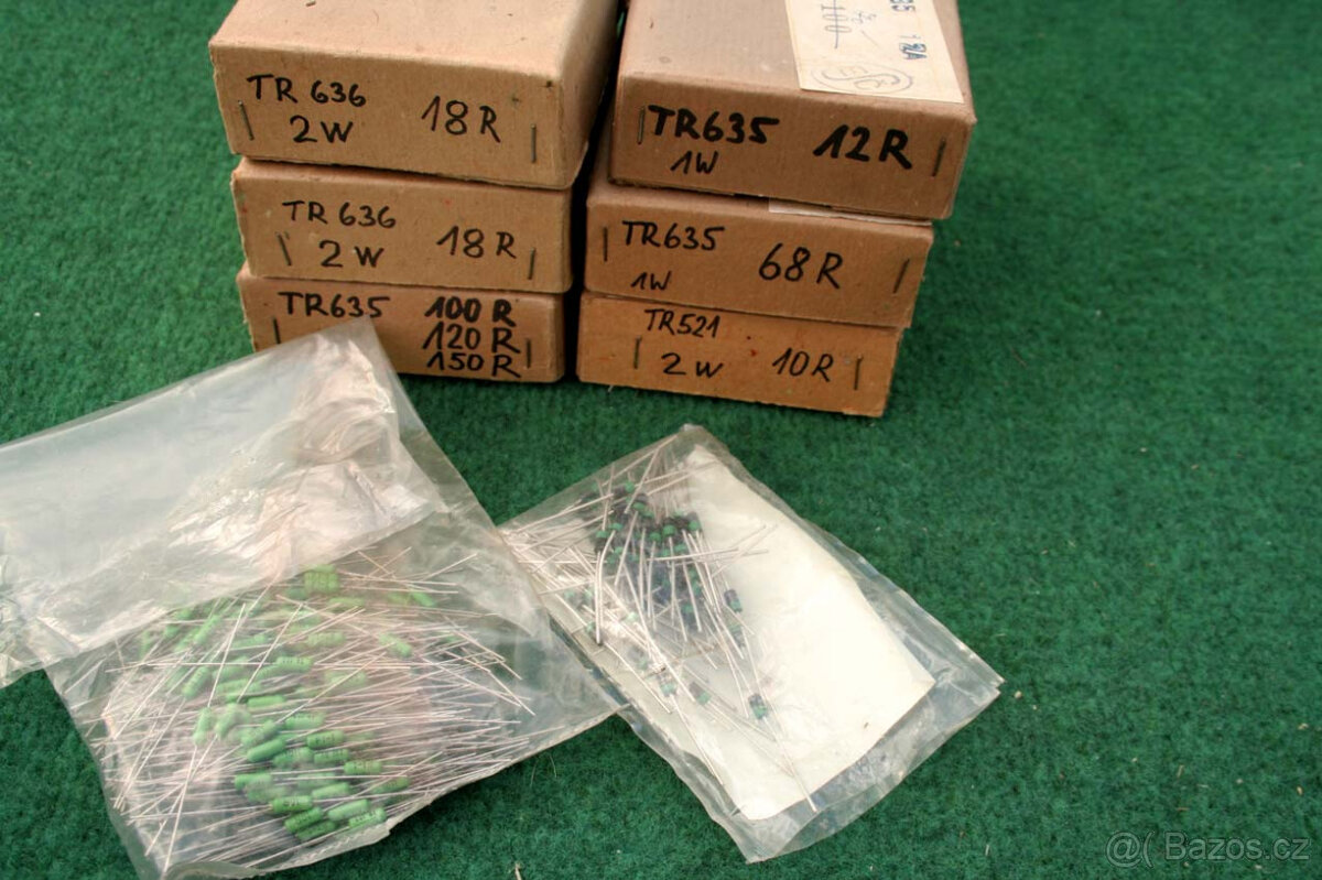 Nové rezistory,odpory,diody Tesla TRxxx viz seznam - 3
