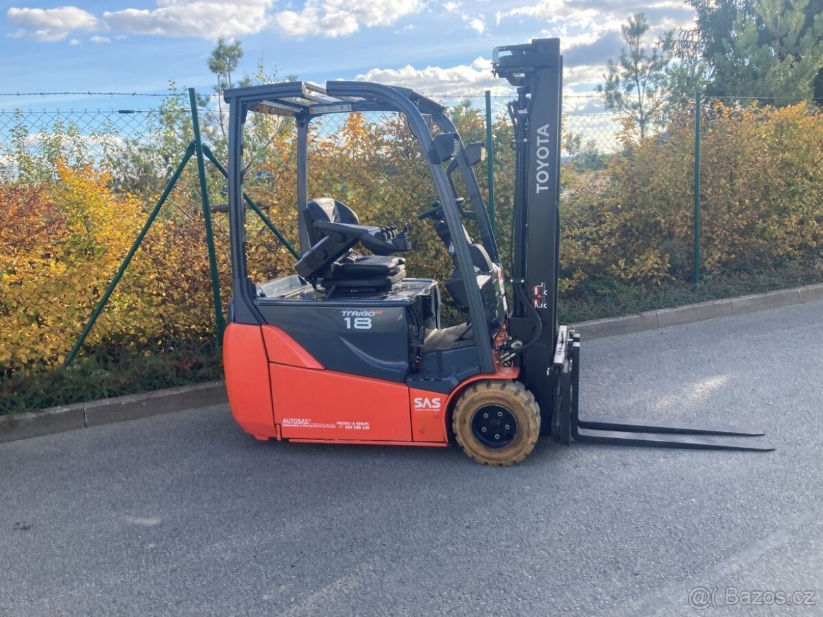 Čelní vysokozdvižný vozík TOYOTA 8FBET18 |PS2648| - 3