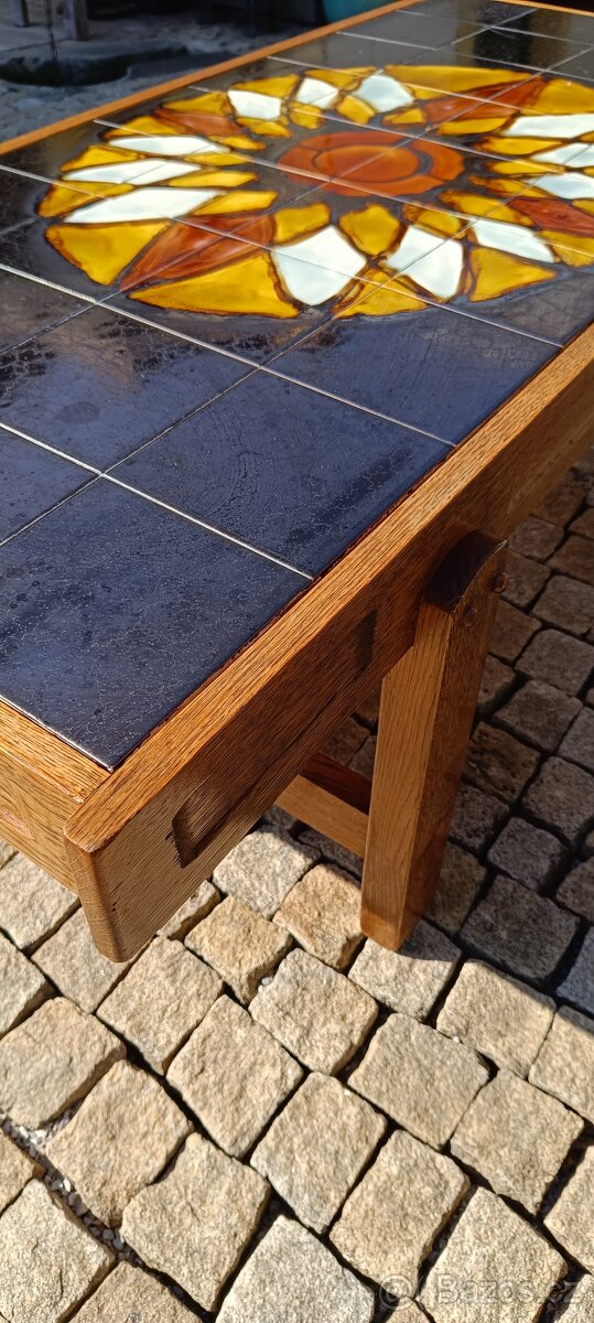 Vintage konferenční stůl design Jullite Belarti - 3