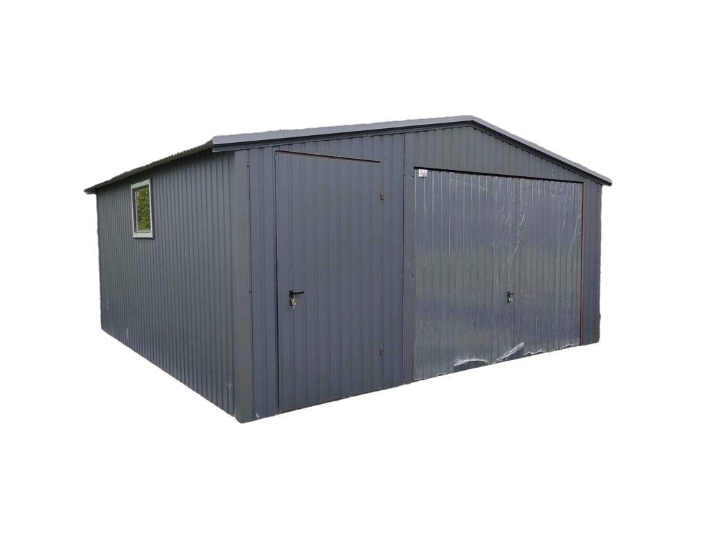 Plechová garáž 5x5 - 3