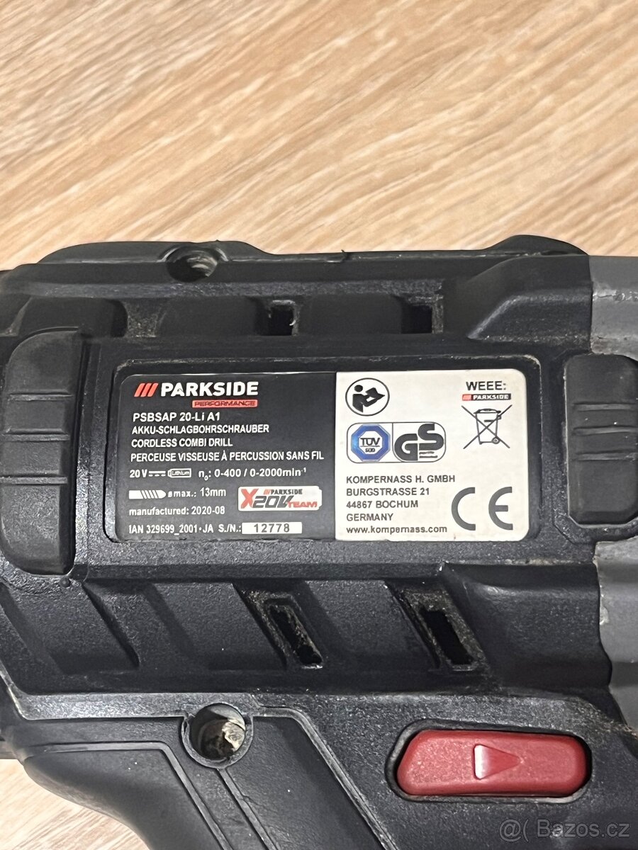 Aku vrtačka Parkside - 3