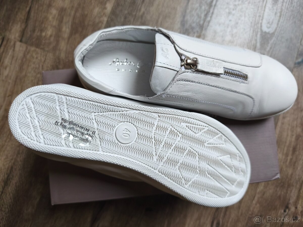 Nové celokožené bílé boty ANDREA CONTI v.40 - 3