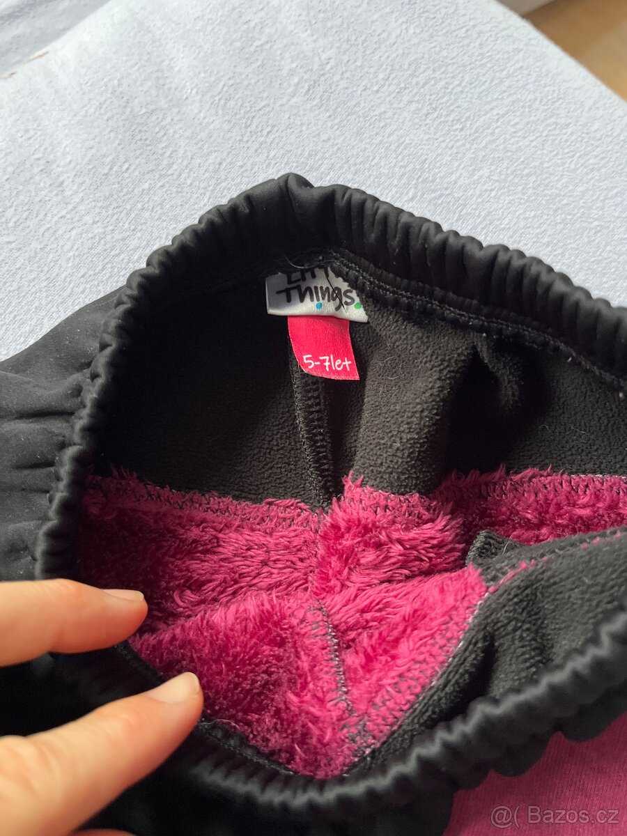 Zateplené kalhoty Little Things 5-7 let - 3