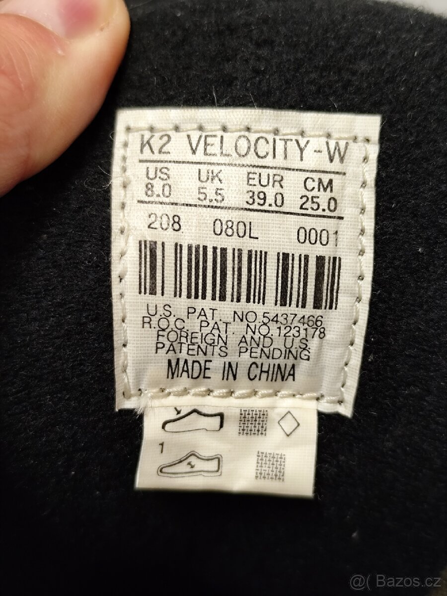 Kolečkové brusle K2 vel. 39 - 3