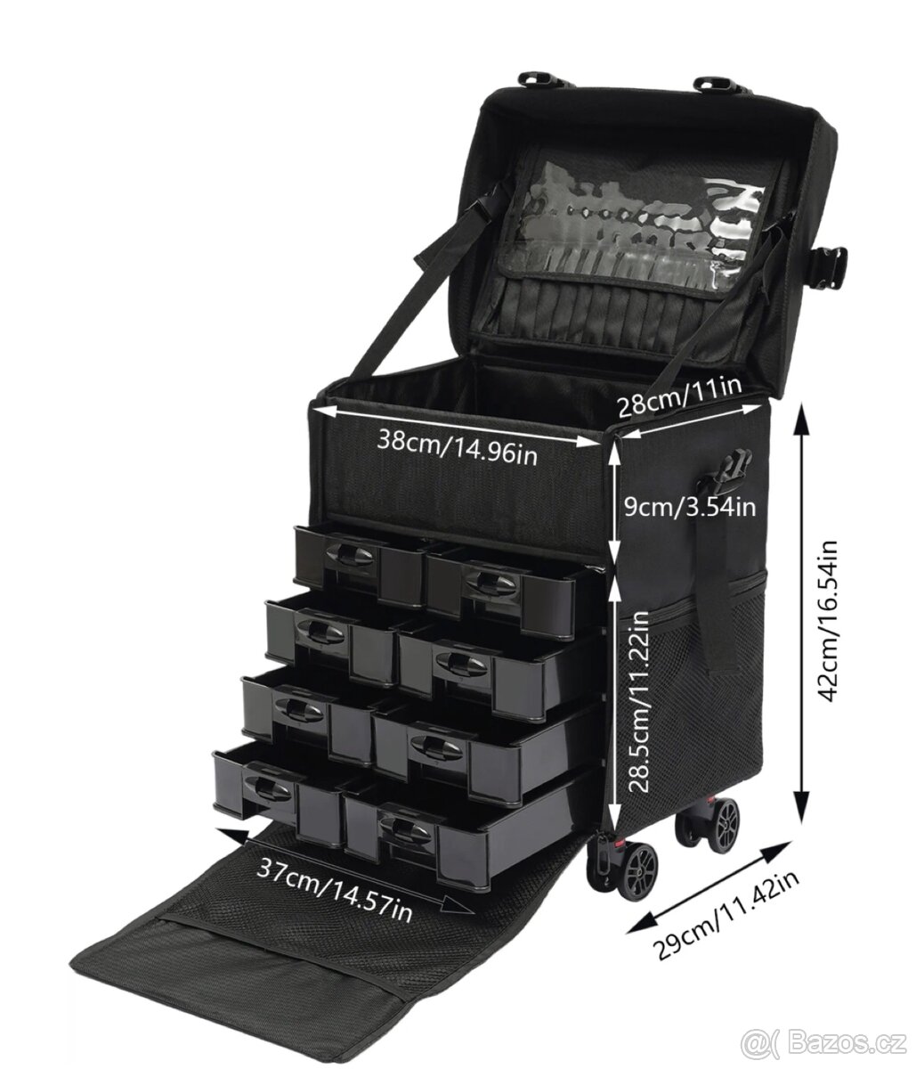 Kosmetický kufřík na kolečkách - 3