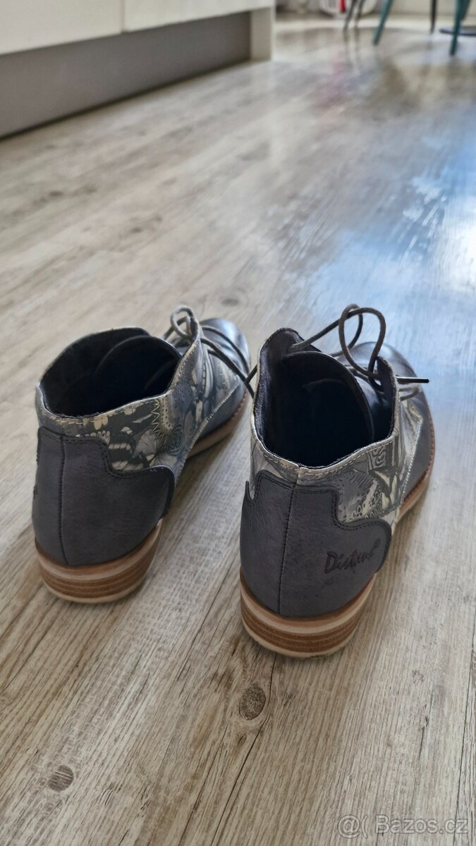 Kotníčkové boty Distanc, světle modré - 3