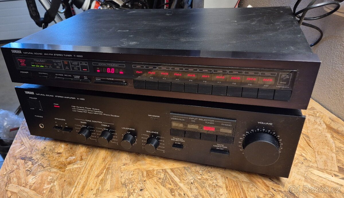 Zesilovač + Tuner YAMAHA A420 + T-1000 - 3