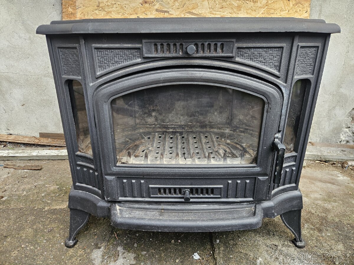 Krbová litinová kamna Koza K9 s příslušenstvím - 3