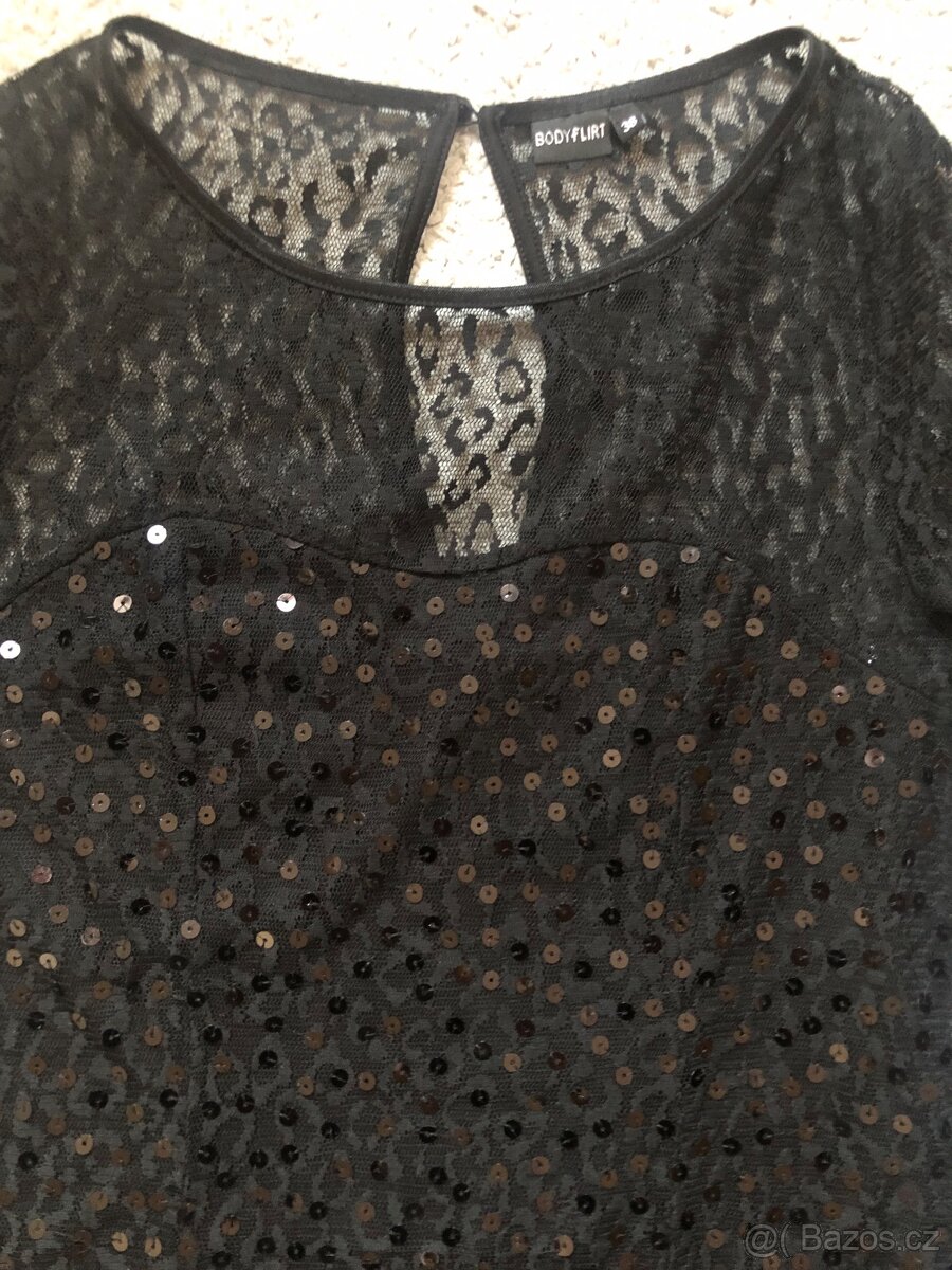 Spokečenské šaty černé vel M - 3