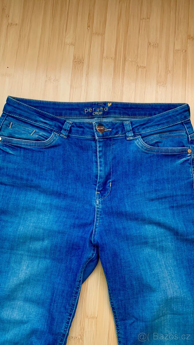 Džíny 3/4 zn. M&S vel 38-40 - 3