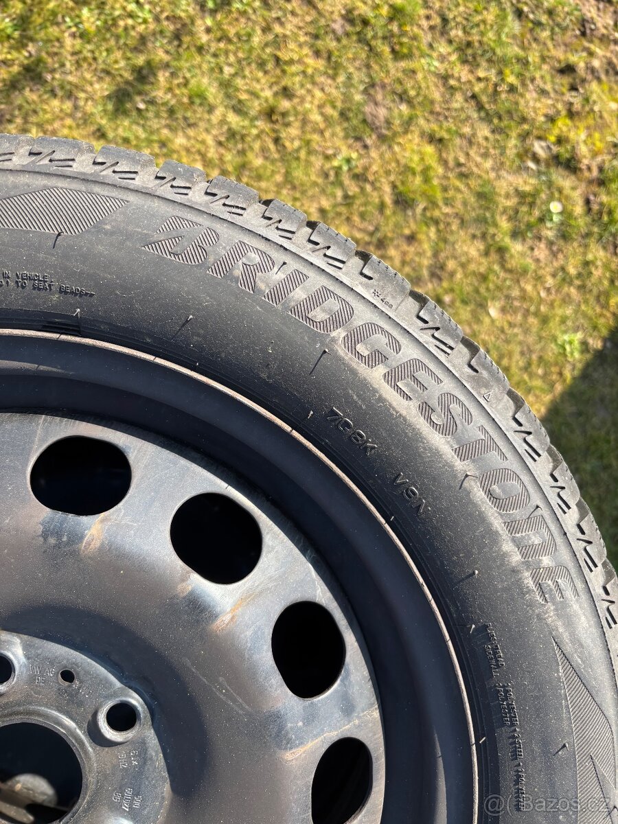 Sada plechových kol 5x112 r16, Bridgestone - 3