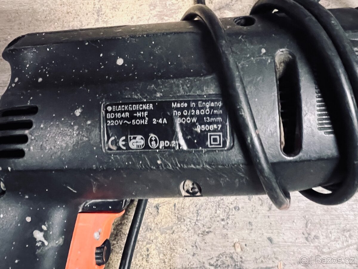 Elektrická vrtačka Black&Decker Made in England - 3